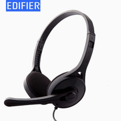 Edifier K550 Professional Headset / Headphones with Microphone black Dual 3.5 ports