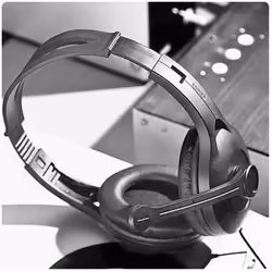 Edifier K800 Professional Head-mounted Communication Microphone Headset/Headphones Black - dual 3.5