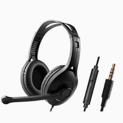 Edifier K800 Professional Head-mounted Communication Microphone Headset/Headphones Black - single 3.5
