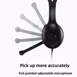 Edifier K800 Professional Head-mounted Communication Microphone Headset/Headphones Black - USB