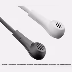 Edifier K831 Professional Microphone Headset Communication Headset Dual 3.5 Plug Black