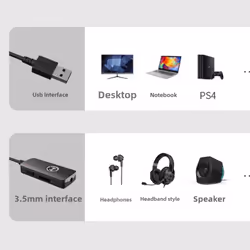 Edifier GS02 USB-3.5 7.1 channel sound changing external sound card