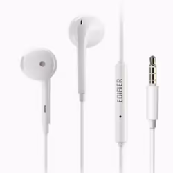 Edifier H180 PLUS Wired Music Headphones Hi Res HIFI Microphone 3.5/USB-C - 3.5 White