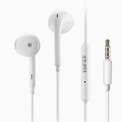Edifier H180 PLUS Wired Music Headphones Hi Res HIFI Microphone 3.5/USB-C - 3.5 White
