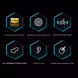 Edifier GM260 In-ear wired microphone HIFI headset headphones/game/music 3.5mm interface - Green