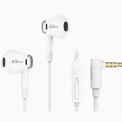 Edifier GM180 In-ear wired microphone HIFI headset headphones/game/music 3.5mm interface - White