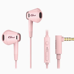 Edifier GM180 In-ear wired microphone HIFI headset headphones/game/music 3.5mm interface - Pink