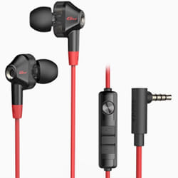 Edifier GM360 in-ear wired microphone HIFI 7.1 channel headset/game/music 3.5mm/USB interface (external sound - 3.5mm?Separate headphones?, Black Red