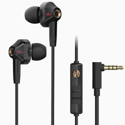 Edifier GM360 in-ear wired microphone HIFI 7.1 channel headset/game/music 3.5mm/USB interface (external sound - 3.5mm?Separate headphones?, Black Gold