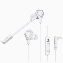 Edifier GX04 wired in-ear professional gaming headset/headphones 3.5MM / 3.5mm + USB sound card - 3.5mm, WHITE