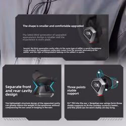 Edifier GX04 wired in-ear professional gaming headset/headphones 3.5MM / 3.5mm + USB sound card - 3.5mm, WHITE
