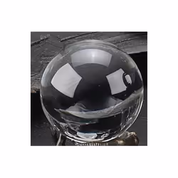 4 in. Clear Glass Sphere, Clear