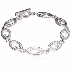 GUESS """"Basic"""" Silver G Link Bracelet 7.5""""