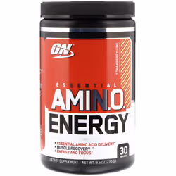 Optimum Nutrition, ESSENTIAL AMIN.O. ENERGY, Strawberry Lime, 9.5 oz (270 g)