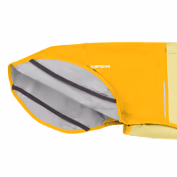 Ruffwear 05303 M Yellow Nylon Dog Raincoat