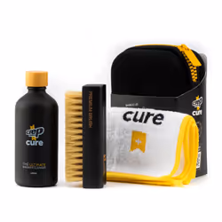 CURE Kit - Premium Sneaker Cleaning Kit, with Brush, Solution (100ml), Microfibre Cloth and Reusable Pouch