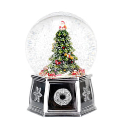 Spode Christmas Tree Winter Wonderland Snow Globe  Plays Soothing Music - Durable Dolomite  Personalized Collectible Holiday Gift - Great for Christma