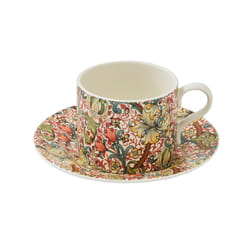 Morris and Co Tea Cup and Saucer, Golden Lily