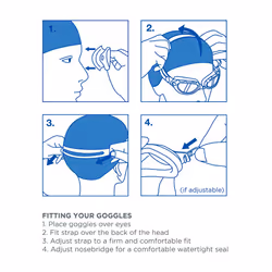 Phantom Junior Swimming Goggles, UV Protection Swim Goggles, Quick Adjust children's Goggles Straps, Fog Free Clear Swim Goggle Lenses, Swimming