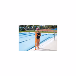 Unisex-Youth Zoggy Inflatable Noodle, Orange, 115 cm