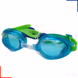 Zoggs Kids' Little Ripper Swimming Goggles Anti-Fog and Uv Protection (up to 6), Aqua,Green,Tint, 0-6 Years