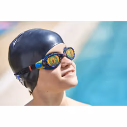 Zoggs Unisex-Youth Sea Demon Junior Hologram Lens Swimming Goggles (6-14 Years)