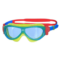 Zoggs Swimming Goggles Phantom Kids Mask in Green/Blue/Tint - 0-6yrs
