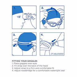 Zoggs Swimming Goggles with  Anti-Fog Lenses in Black/Lime/Smoke - One Size