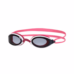 Unisex's Fusion Air Swimming Goggles with Anti-Fog and UV Protection, Pink/Smoke/White, One Size