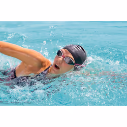 Unisex's Fusion Air Swimming Goggles with Anti-Fog and UV Protection, Pink/Smoke/White, One Size