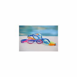 Kids Sonic Air Junior with UV Protection And Anti-fog Swimming Goggles -, 6-14 years, blue/green/orange