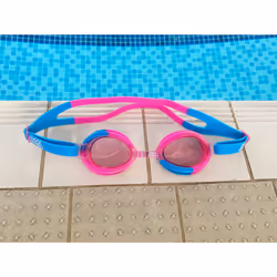 Baby Little Flipper Swimming Goggles, Pink/Blue, 0-6 Years