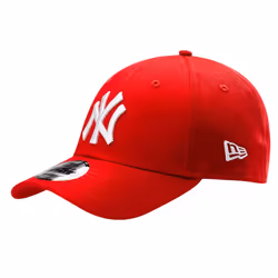 '47 MLB New York Yankees Brand Red Basic Logo Clean Up Cap Adjustable Hat