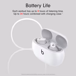 Beats by Dr. Dre Buds Wireless In-Ear Headphones - White