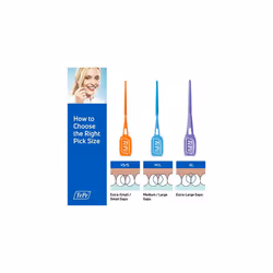TEPE EasyPick Dental Picks for Daily Oral Hygiene and Healthy teeth and gums / Size M/L / 1 x36 Picks