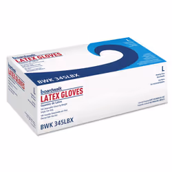 Boardwalk BWK345LBX, Disposable gloves, Natural, L, Adult, Unisex, 100 pc(s)