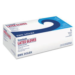 Boardwalk BWK345LBX protective handwear Disposable gloves Natural Latex 100 pc(s)