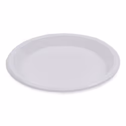 Boardwalk BWKPLHIPS10WH, Plate, Round, Plastic, White, Monochromatic, 500 pc(s)