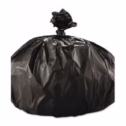 Boardwalk Low Density Repro Can Liners, 211 L, Black, Plastic, 1193.8 mm, 1092.2 mm, 100 pc(s)