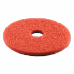 Boardwalk BWK4016RED 16 in. Buffing Floor Pads - Red (5/Carton)
