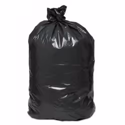 Boardwalk Low Density Repro Can Liners, 170 L, Black, Plastic, 1219.2 mm, 1016 mm, 100 pc(s)