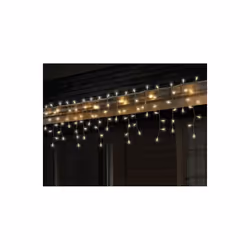 Celebrations 284B491D LED Twinkle Icicle Light Set  100 Warm White