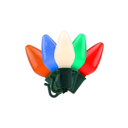 Celebrations  25 ft. Platinum LED C7 String Christmas Lights, Multi Color - 50 Count