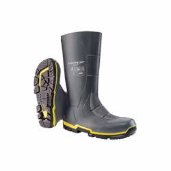 Dunlop  Men Waterproof Boot, Gray - Size 8 US