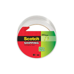 3M  54.6 yard 0.4 oz Pack Tape Sure Start, Clear