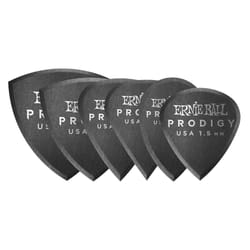 Ernie Ball P09342 guitar pick 6 pc(s) Delrin Black