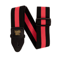 Ernie Ball P05329 Guitar Black, Red Nylon, Polyester