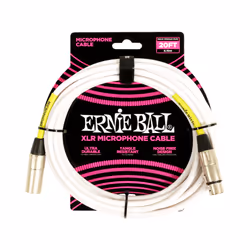 Ernie Ball P06389, XLR, Male, XLR, Female, 6.1 m, White