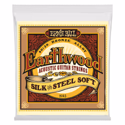 Ernie Ball Earthwood Silk and Steel, Guitar, Bronzed steel, Acoustic, 6 pc(s)