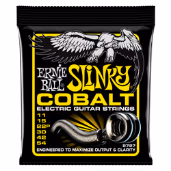 Ernie Ball Beefy Slinky Cobalt, Guitar, Steel, Electric, 6 pc(s)